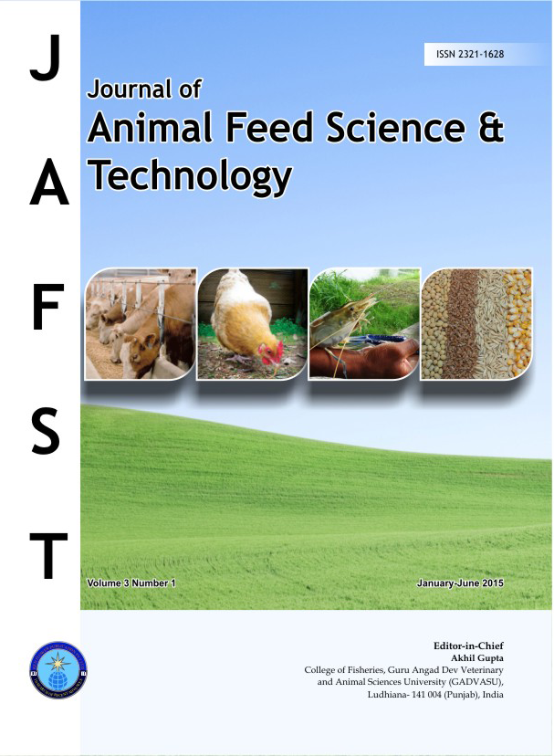 Journal of Animal Feed Science and Technology