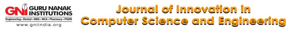 Journal of Innovation in Computer Science and Engineering