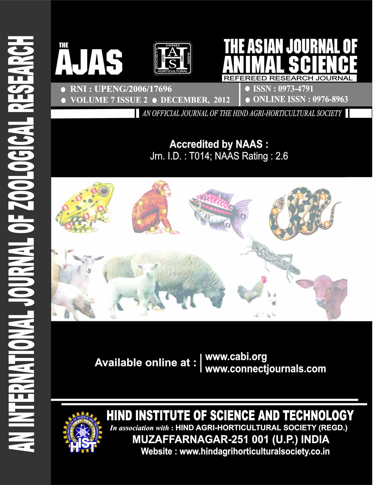 Asian J. Animal Sci.