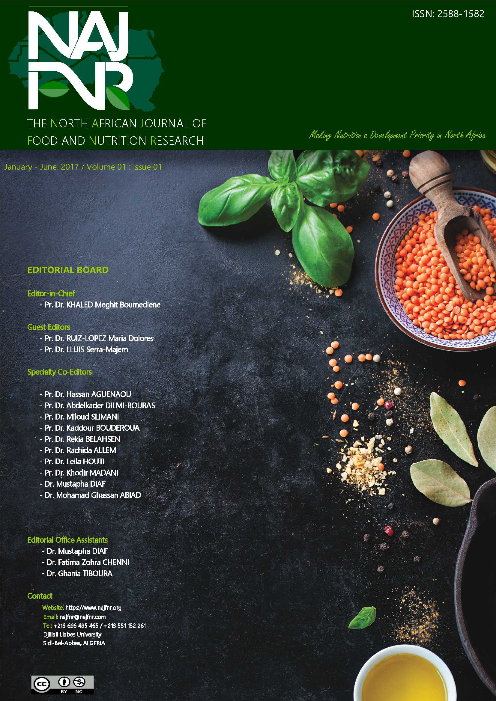 The North African Journal of Food and Nutrition research