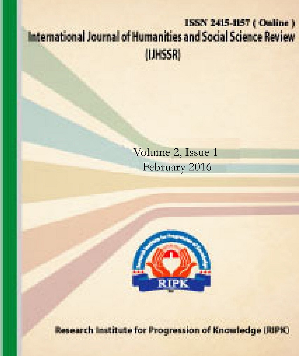 International Journal of Humanities and Social Science Review