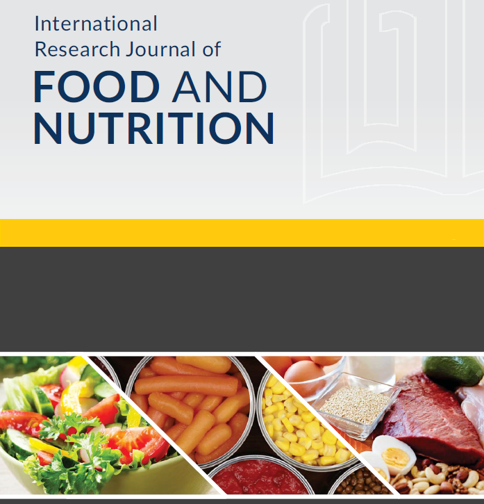 International Research Journal of Food and Nutrition